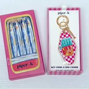New Piper K Viral Sardine Keychain & Bag Charm